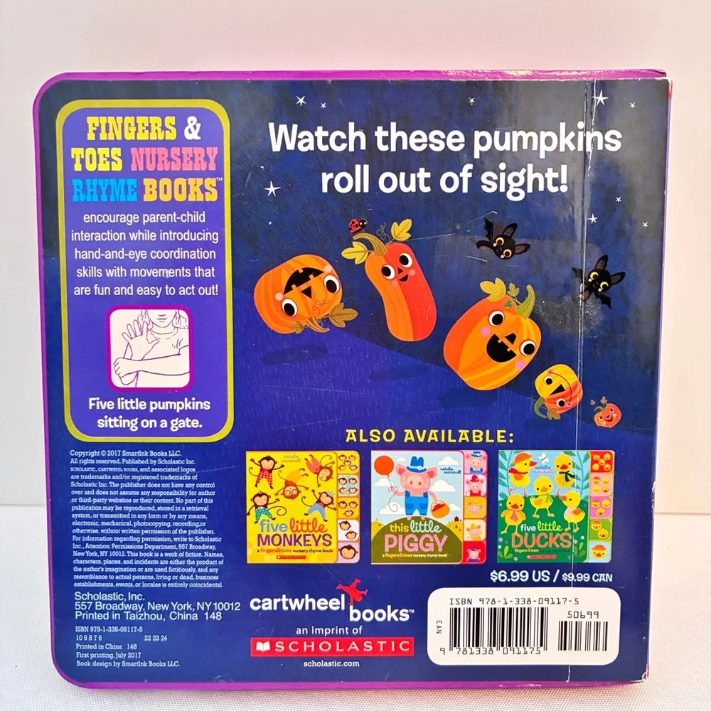 Halloween/ Pumpkins/ Mickey Mouse Thanksgiving Board Book Bundle Set of 4